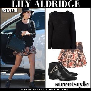 NWOT Isabel Marant Mini Skirt Lily Aldridge loveshackfancy reformation doen